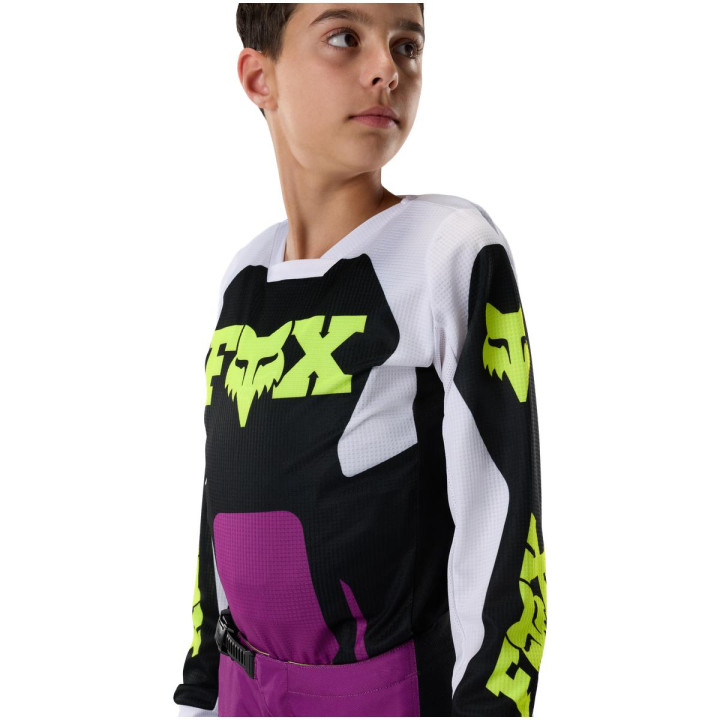 Tenue enfant FOX 180 Raid violet | Oxmoto