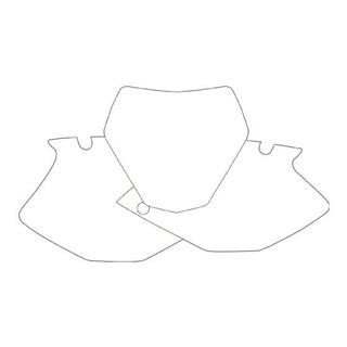 Fonds de plaque Blackbird blanc Yamaha YZF250 | Oxmoto