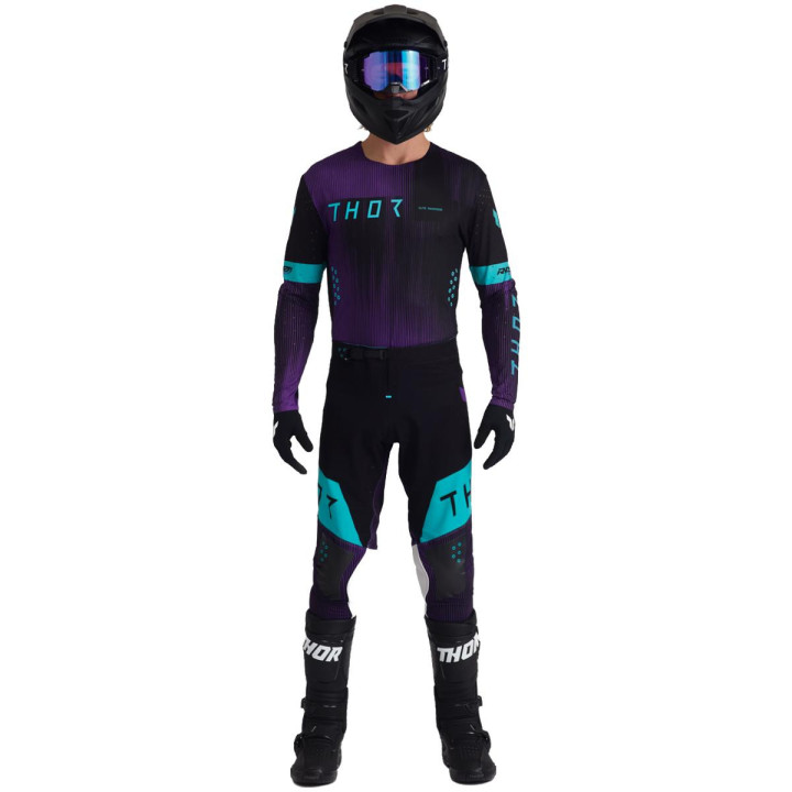 Tenue Thor Sportmode Vanish Noir/Violet | Oxmoto