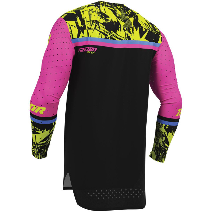 Tenue Thor Sportmode Punkd Noir/Fu | Oxmoto
