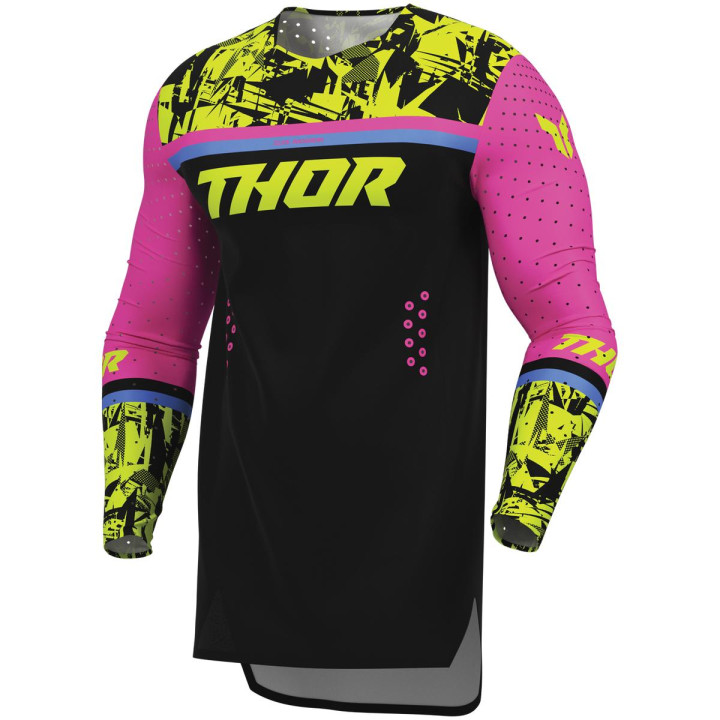Tenue Thor Sportmode Punkd Noir/Fu | Oxmoto
