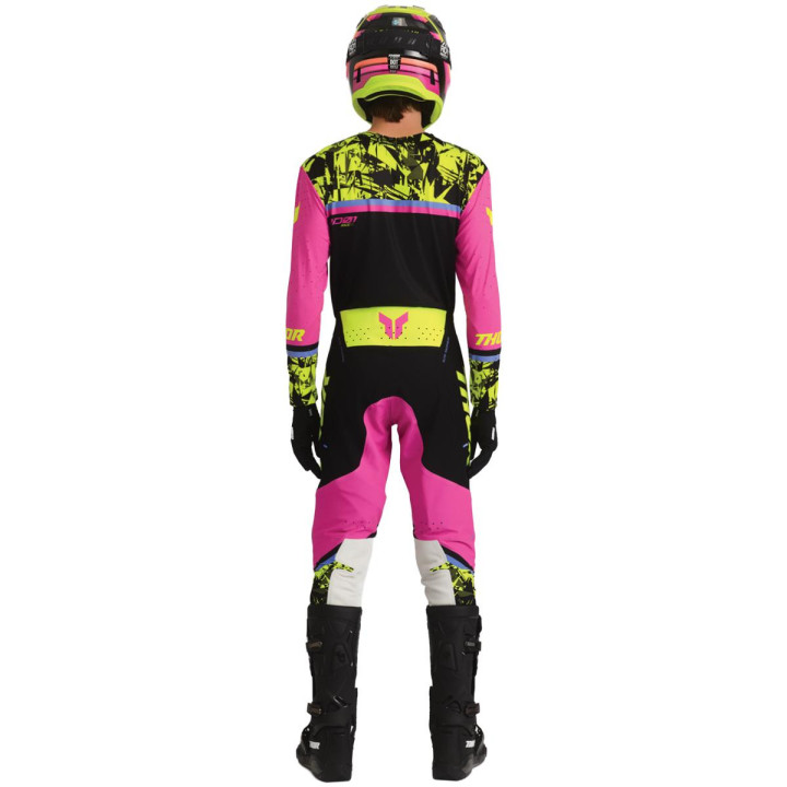 Tenue Thor Sportmode Punkd Noir/Fu | Oxmoto