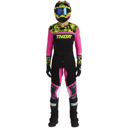 Tenue Thor Sportmode Punkd Noir/Fu | Oxmoto