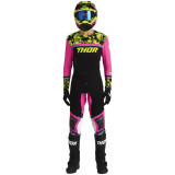 Tenue Thor Sportmode Punkd Noir/Fu | Oxmoto