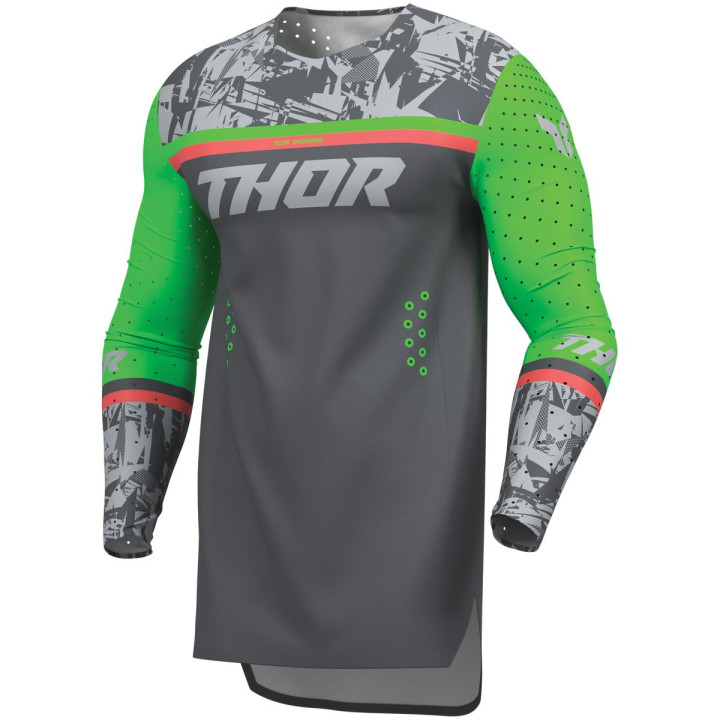 Tenue Thor Sportmode Punkd gris/Vert | Oxmoto
