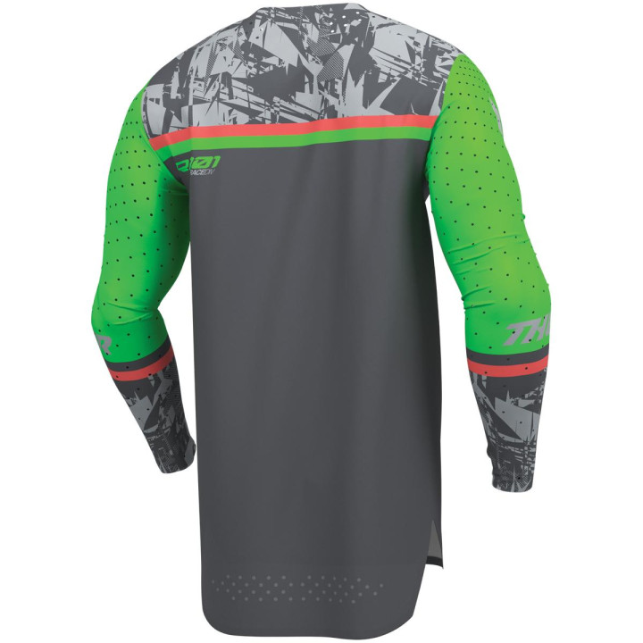 Tenue Thor Sportmode Punkd gris/Vert | Oxmoto