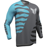 Tenue Thor Launchmode Shredder gris/Aqua | Oxmoto