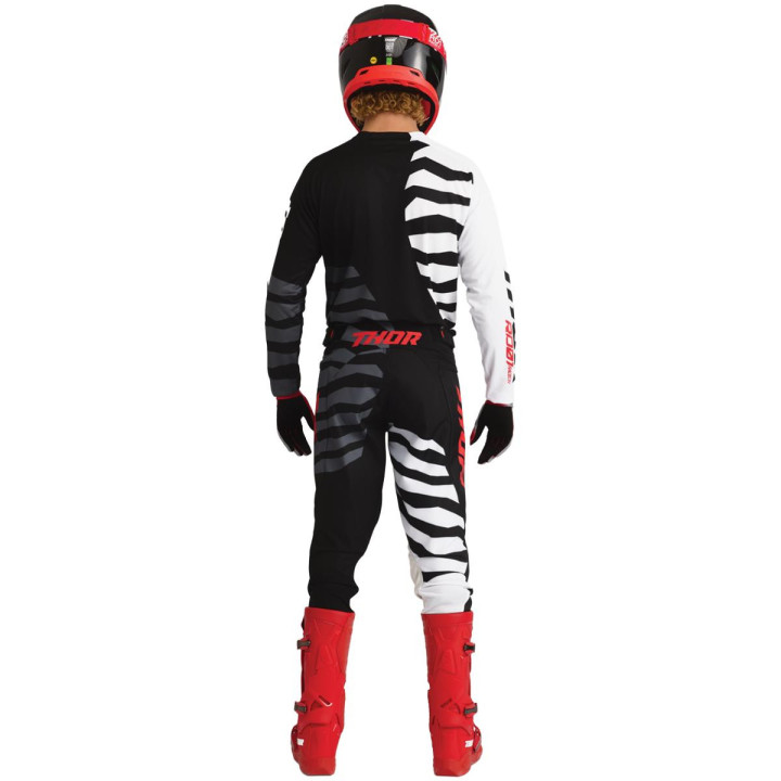 Tenue Thor Launchmode Shredder Noir/Blanc | Oxmoto