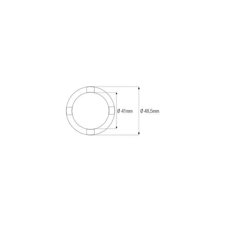 Douille à créneaux JMP pour colonne de direction Øint.41mm/Øext.48,5mm 4 crans Honda