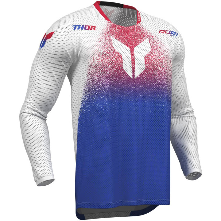 Tenue Thor Launchmode Air Darkside Blanc/Bleu | Oxmoto