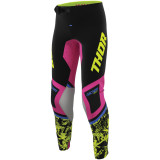 Tenue enfant Thor Sportmode Punkd Noir/Fu | Oxmoto