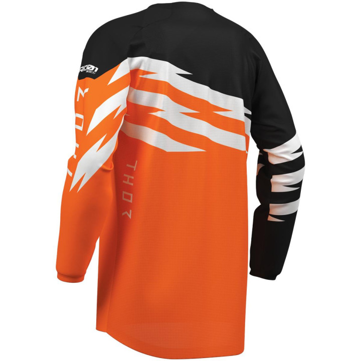 Tenue enfant Thor Launchmode Shockie Fl Orange/Noir | Oxmoto