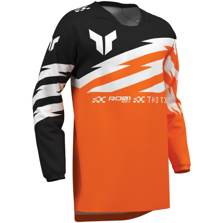 Tenue enfant Thor Launchmode Shockie Fl Orange/Noir | Oxmoto