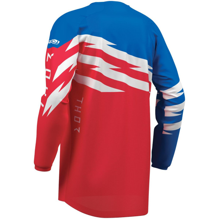 Tenue enfant Thor Launchmode Shockie Rouge/Bleu | Oxmoto