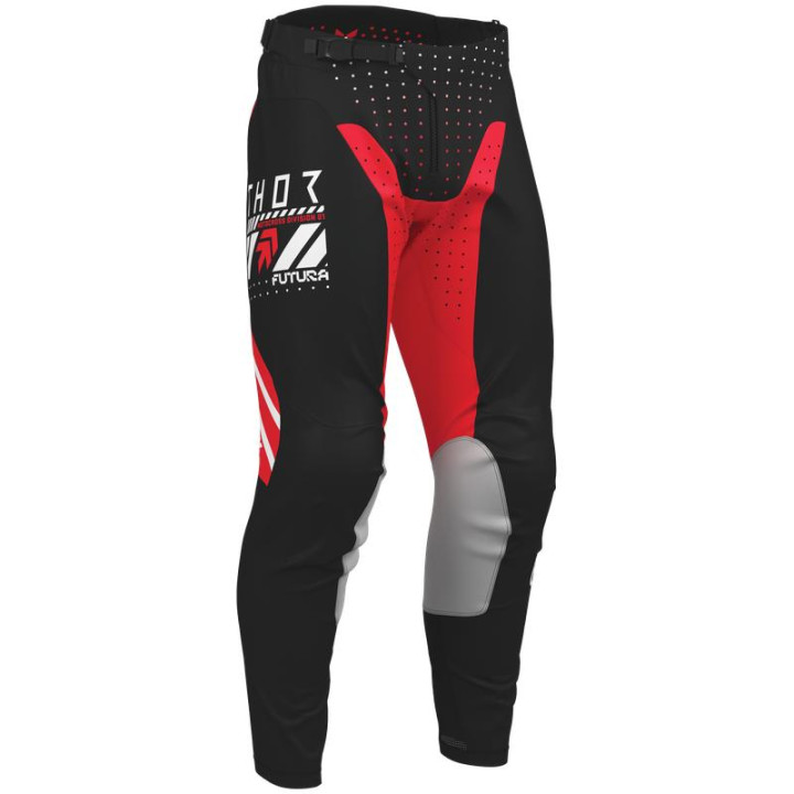 Tenue enfant Thor Launchmode Futura Noir/Rouge | Oxmoto