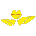 Fonds de plaque Blackbird bleu KTM SX65 | Oxmoto