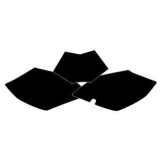 Fonds de plaque Blackbird noir Beta RR | Oxmoto