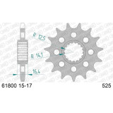 Pignon AFAM acier anti-bruit - 525 61800NR-16 | Oxmoto
