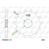 Pignon AFAM acier standard - 525 190400-14 | Oxmoto
