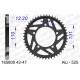 Couronne AFAM alu standard - 525 165800K-47 | Oxmoto