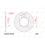Couronne AFAM alu standard - 428 42000K-56 | Oxmoto