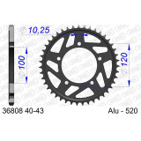 Couronne AFAM alu standard - 520 36808K-43 | Oxmoto