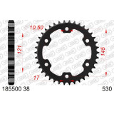 Couronne AFAM acier standard - 530 185500-38 | Oxmoto