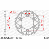 Couronne AFAM acier anti-boue - 520 38300SLK+50 | Oxmoto