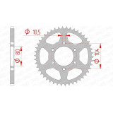 Kit chaîne AFAM 520 XHR4 - 15/46-114 - Couronne acier standard