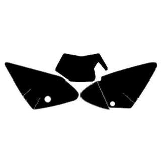 Fonds de plaque Blackbird noir gas gas | Oxmoto