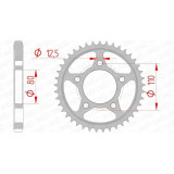 Kit chaîne AFAM 530 XSR4 - 16/45-110 - Couronne acier standard