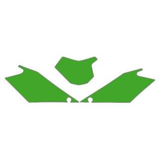 Fonds de plaque Blackbird vert Gas Gas EC | Oxmoto