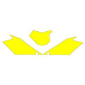 Fonds de plaque Blackbird jaune gas gas 1082144001 | Oxmoto