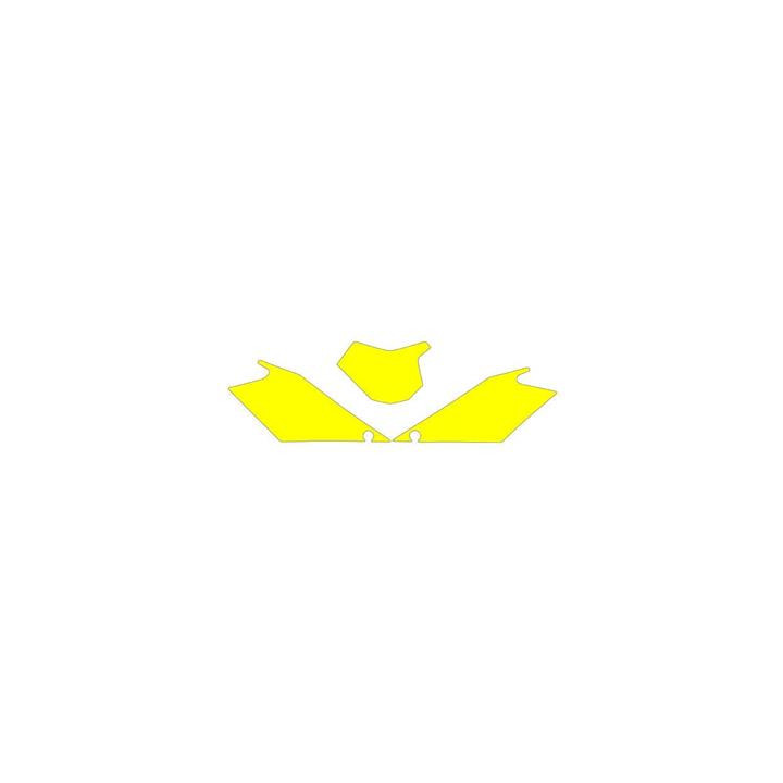 Fonds de plaque Blackbird jaune gas gas 1082144001 | Oxmoto