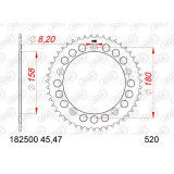 Kit chaîne AFAM 520 XSR4 - 15/45-118 - Couronne acier standard