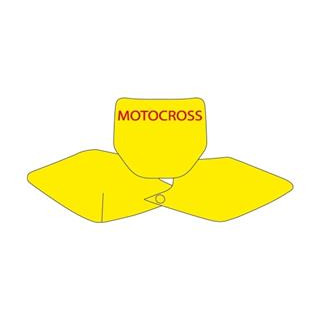 Fonds de plaque Blackbird rouge Kawasaki kx250f/450f