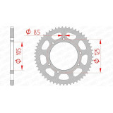 Kit chaîne AFAM A420M 11/60 - couronne standard 3065273
