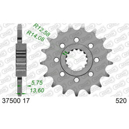 Kit chaîne AFAM 520XSR 16/43-110 - couronne standard