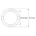 Douille à créneaux JMP pour bras oscillant/chassis Øint.28,5mm/Øext.37mm 4 crans Kawasaki