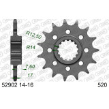 Kit chaîne AFAM 520XHR2 16/41-116 - couronne standard aluminium