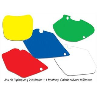 Fonds de plaque Blackbird jaune Yamaha yz125/250 | Oxmoto