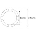 Douille à créneaux JMP pour bras oscillant/chassis Øint.30mm/Øext.43,2mm 4 crans Suzuki