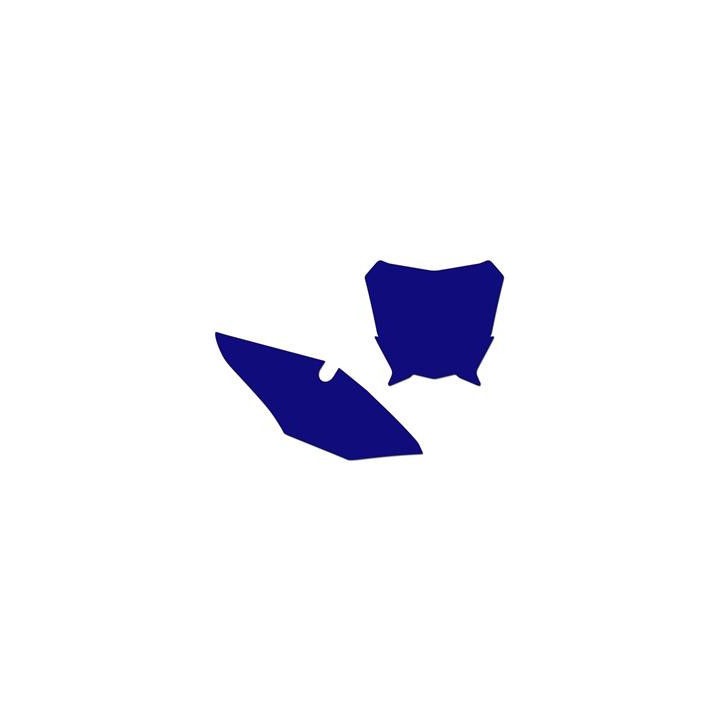Fonds de plaque Blackbird bleu Honda CRF450R | Oxmoto