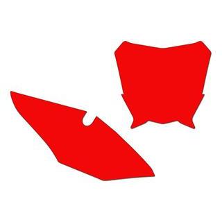Fonds de plaque Blackbird rouge Honda CRF450R | Oxmoto