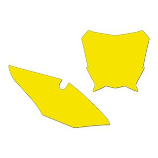 Fonds de plaque Blackbird jaune Honda crf450r | Oxmoto