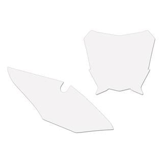 Fonds de plaque Blackbird blanc Honda CRF450R | Oxmoto