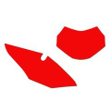 Fonds de plaque Blackbird rouge Honda CRF450RX | Oxmoto