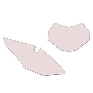 Fonds de plaque Blackbird blanc Honda CRF450RX | Oxmoto