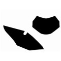 Fonds de plaque Blackbird noir Honda CRF450RX | Oxmoto