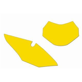 Fonds de plaque Blackbird jaune Honda crf450rx | Oxmoto